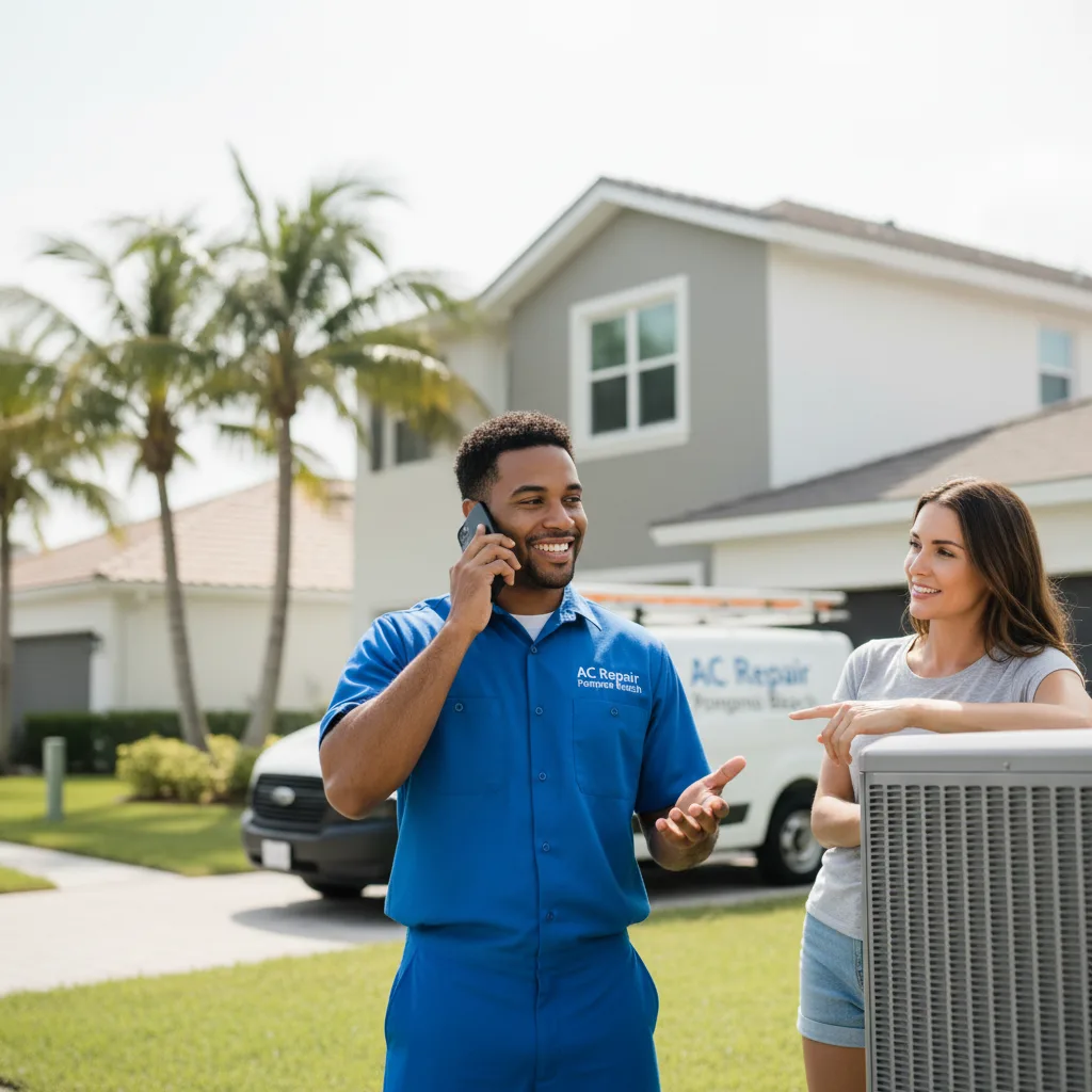 AC Repair Pompano Beach customer support in Bow